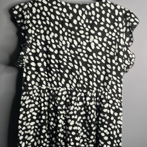 Kirundo Black and White Embroidered Tunic Dress Size Medium - Picture 7 of 10